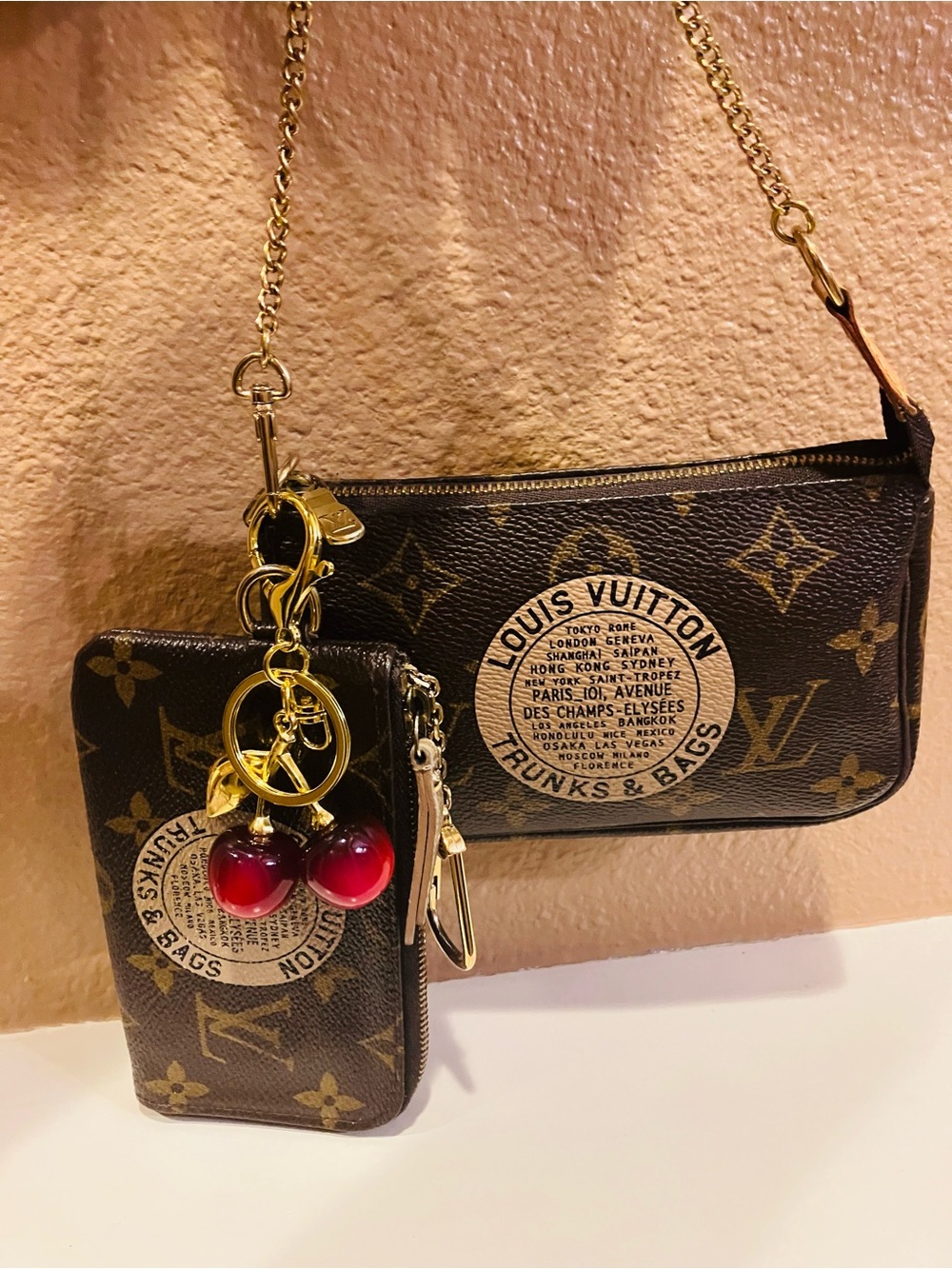 Louis Vuitton Monogram Trunks & Bags Limited Edition Pochette
